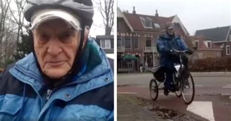 90 year old man travels 10 5 miles by bike every day to visit his wife in hospice flipboard