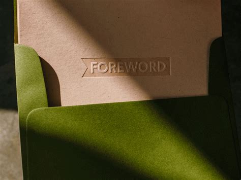 Foreword Print Collateral By Nate Ward On Dribbble