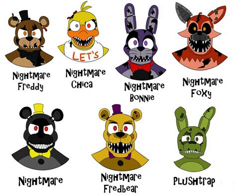 47 Best Ideas For Coloring Fnaf 7 Characters Names
