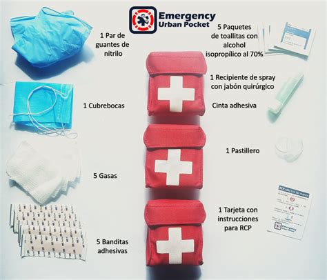 Mini Botiquín De Primeros Auxilios Emergency Pocket 11500 En