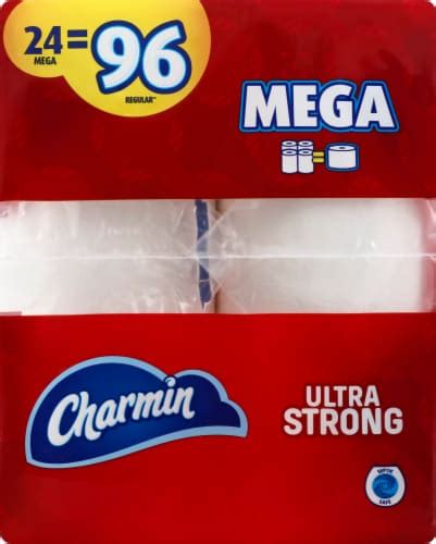 Charmin Ultra Strong Mega Toilet Paper 24 Rolls Kroger