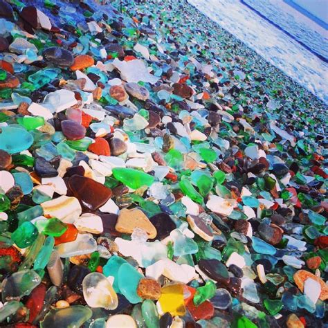 russia s ussuri bay is covered with glass shards smoothed out by the ocean waves beach glass