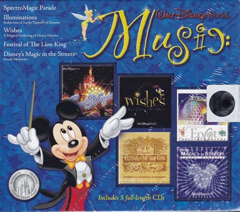 Various Walt Disney World Music 5 Cd Box Set Music