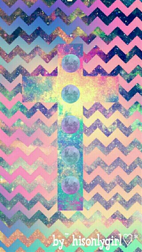 Hipster Cross Galaxy Wallpaper I Created For The App Cocoppa Sparkle