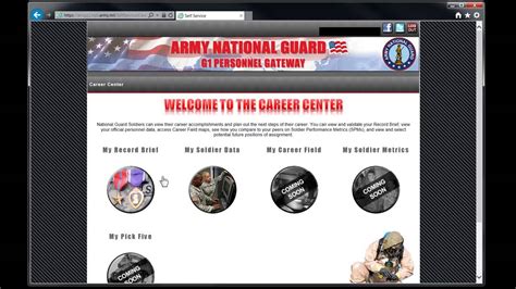How To Locate Your National Guard Enlisted Record Brief Online Youtube