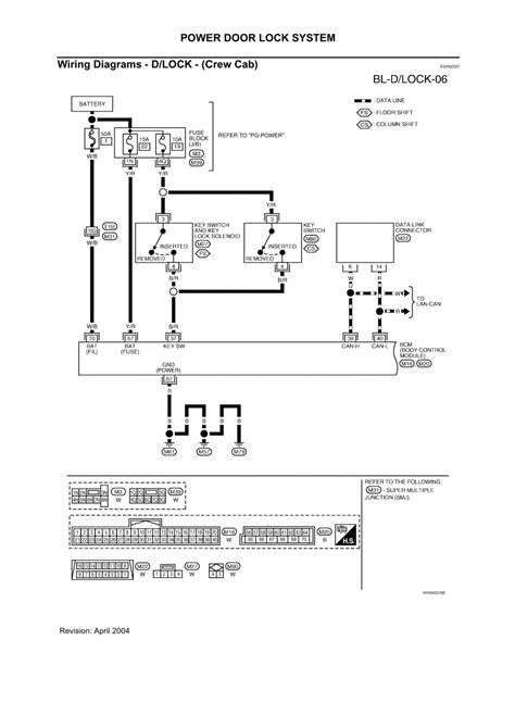 Card reader/keypad, door contact, request toexit and lock power. | Repair Guides | Body, Lock & Security System (2004 ...