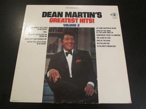 Dean Martin - Dean Martin's Greatest Hits Vol.2 (Record Album) - Amazon