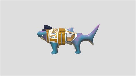Susie The Coastal Delivery Shark 3d Model By Anoraxes Ca1a6e4