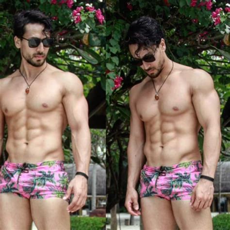 Tiger Shroff Shares Photos Donning Floral Shorts Flaunting His Insane