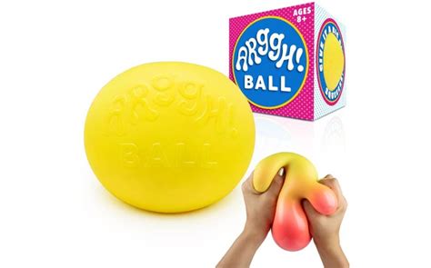 Arggh Giant Fidget Ball Yellow Orange Gift Ideas