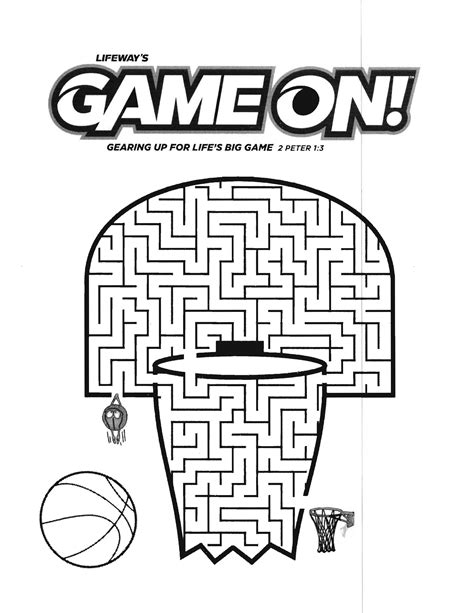Game On Vbs 2018 Coloring Sheet Vbs Crafts Vbs Themes Vacation