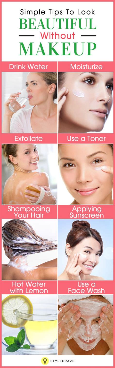 How To Look Beautiful Naturally Without Makeup 25 Simple Tips