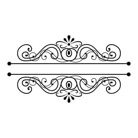 Luxury Borders Vector Hd Images Black Luxury Border Borders