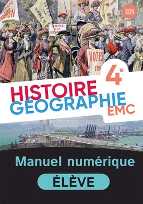 Histoire Géographie Emc 4e Manuel Numérique élève 9782095018580