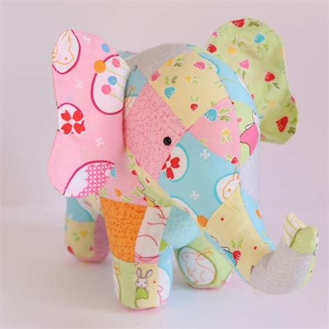 Elephant Sewing Pattern Elephant Pattern Instant Download Stuffed