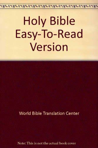 9781885427786 Holy Bible Easy To Read Version World Bible