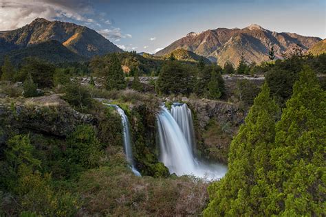 Images Chile Cliff Nature Mountain Waterfalls Scenery