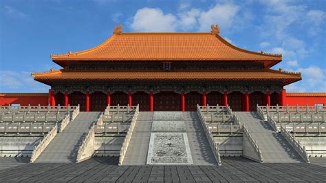 3d Model Chinese Imperial Palace Forbidden City