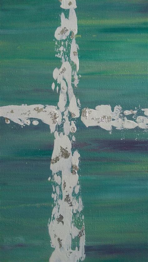 Abstract Cross Canvas Painting Etsy Cross Canvas Paintings Canvas