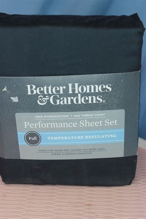 Better Homes And Gardens 400 Thread Count Hygro Cotton Bed Sheet Set Full