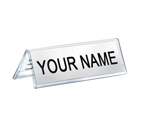 Buy Acrylic Name Plate Table And Desk Name Plate For Office 8 Inches