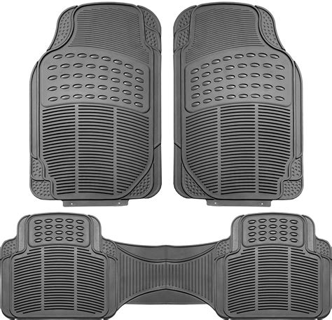 Fh Group Car Floor Mats Heavy Duty Rubber Floor Mats For Cars Universal Fit Full