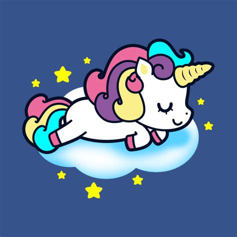 Sleeping Unicorn Unicorn T Shirt Teepublic