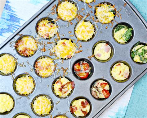 Mini Egg Muffin Breakfast Bites Recipe Brie Brie Blooms