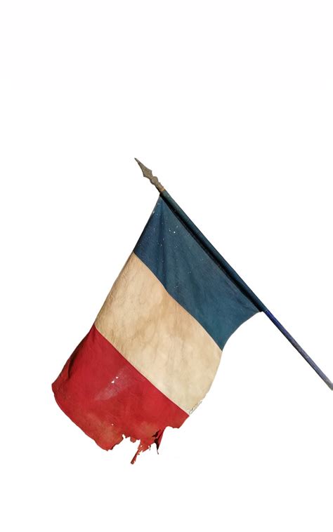 French Vintage French Flag Armistice Day Wood And Cotton Shabby Chic