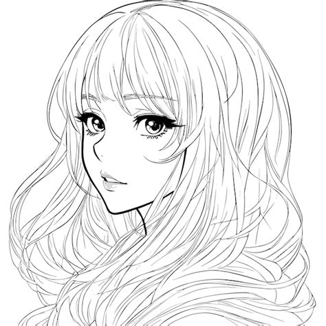 Details 129 Long Hair Anime Girl Drawing Super Hot Vn