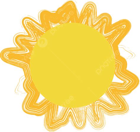 Caricatura Vector Sol Amarillo Material Sol Clipart Png Dibujos