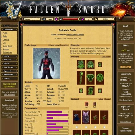 Fallen Sword Mmorpg And Online Game Forums