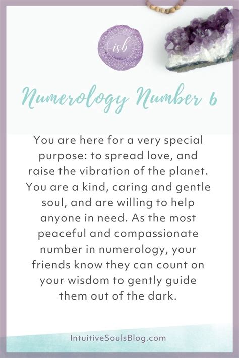 Numerology Number 6 Life Purpose Traits Love Intuitive Souls Blog