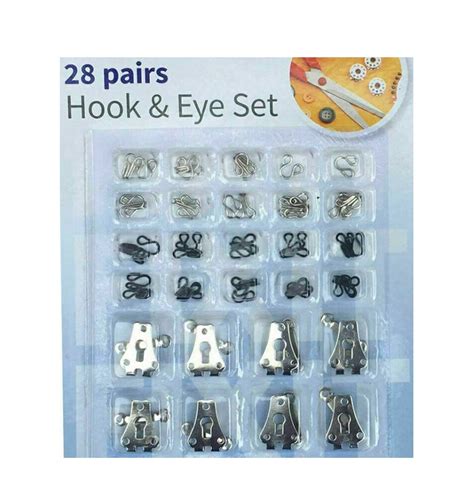 28 Pairs Of Sewing Hook And Eye Set Sew On Brass Hook And Eye Etsy