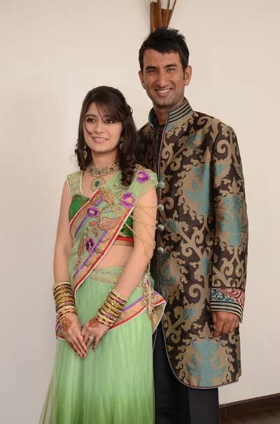 Some household chores & fun time with the cheteshwar pujara, like most other sportspersons around the globe, is spending time at home as the. Cheteshwar Pujara Wedding With Puja - Indian Weddings