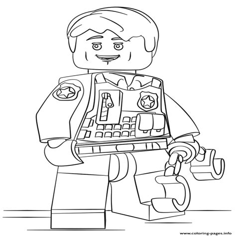 Lego City Coloring Pages Free Gerdalaura