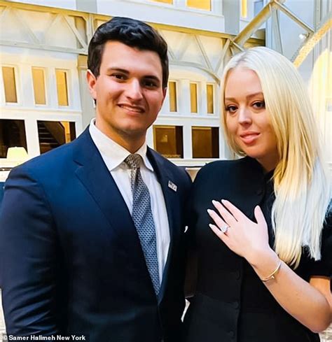Tiffany Trump Shows Off Her Dazzling 13 Carat Engagement Ring From Her Fiancé Michael Boulos