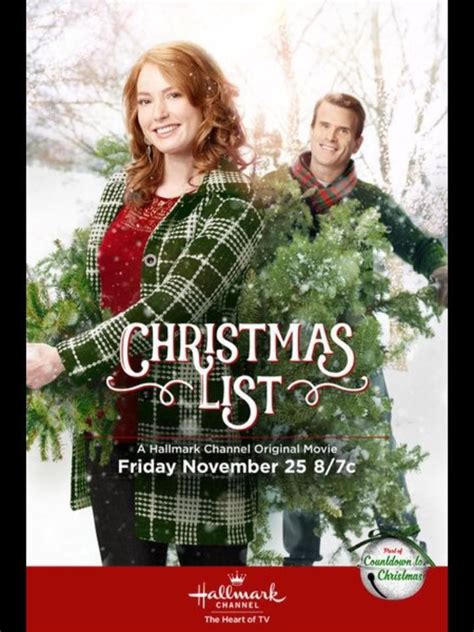 Christmas List Hallmark Movie Channel Alicia Witt Hallmark Channel