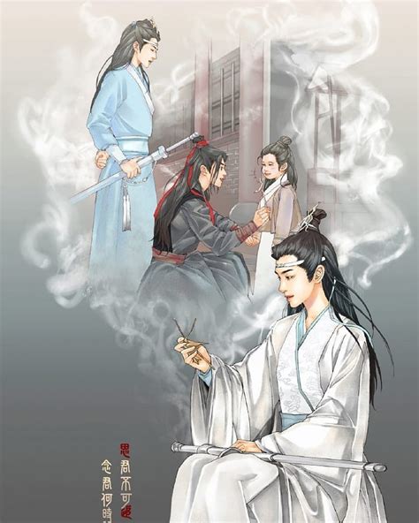 The Untamed Fanart Of Lan Sizhui Remembering His Early Childhood