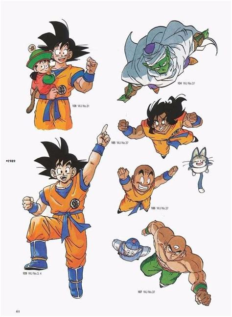 Goku Gohan Piccolo Krillin Yamcha Tien Chiaotzu And Puar Dragon
