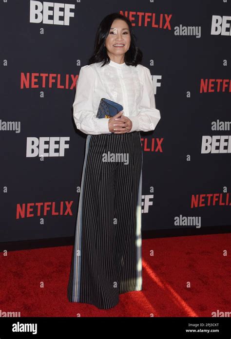 Hong Dao Arriving To Netflixs Beef Los Angeles Premiere Held At The