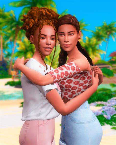 Katverse Besties Pose Pack Poses Total In Emily Cc Finds