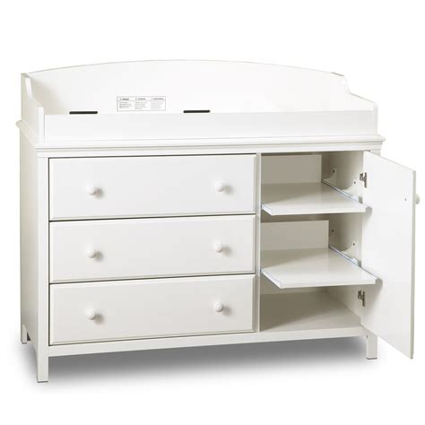 South Shore Cotton Candy Changing Table Pure White Baby Baby