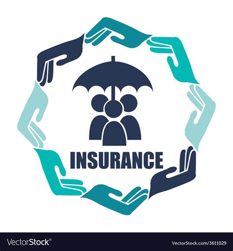 Insurance Icon Vector Image On Vectorstock Insurance Life Insurance