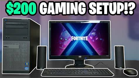 It also has a very competing set of specs that made it to the winning race of best gaming setup at an take full control over pc and completely optimize the machine with hp omen command center software, for. $200 FULL Gaming Setup (PC, Keyboard, Mouse, Monitor ...