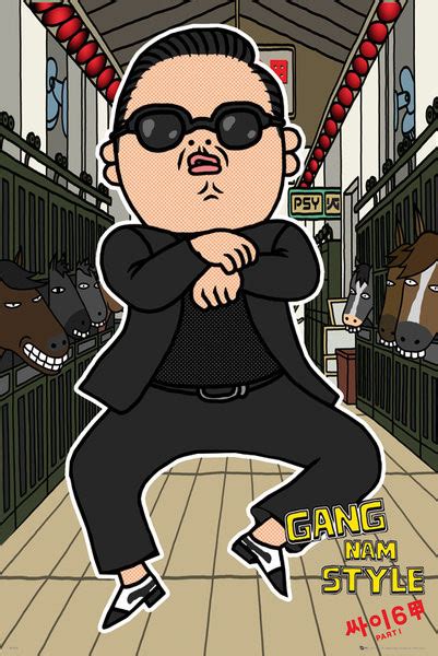 Poster Quadro Psy Gangnam Style Su Europosters