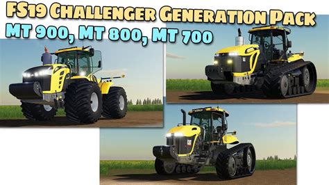 Fs19 Challenger Generation Pack V10 Review Youtube