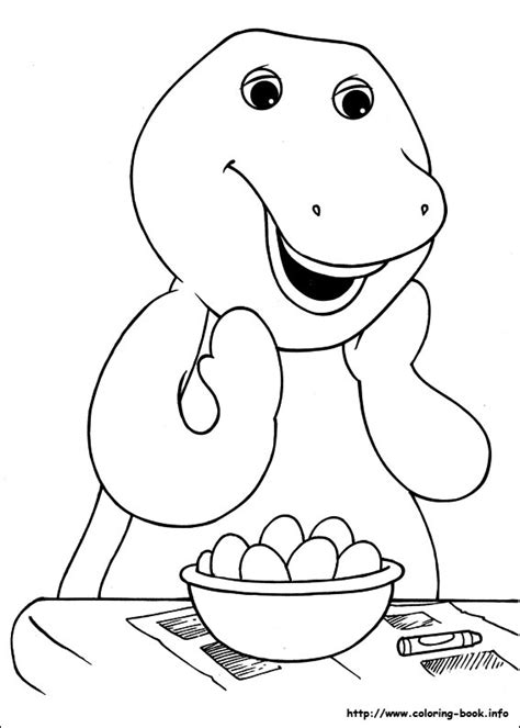 14 Printable Barney Coloring Pages Print Color Craft