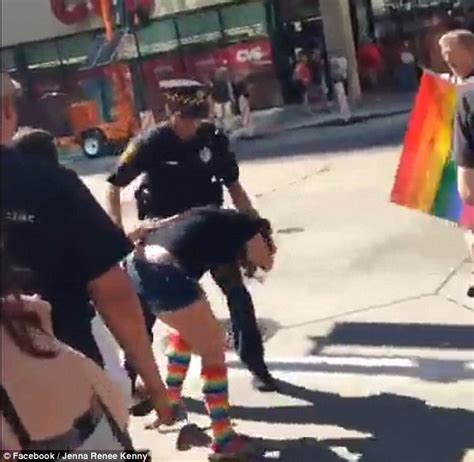 Police Officer Investigated After He Grabbed Woman By The Head And Punched Her At Gay Pride