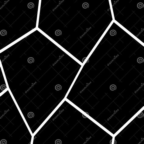 Black And White Irregular Mosaic Template Stock Vector Illustration